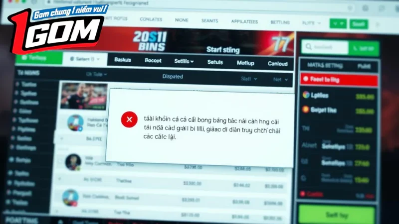 Cách khắc phục lỗi khi vào nhà cái Bong88