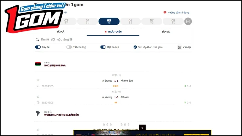 Cho phép tùy chỉnh chế độ tối tại 1GOM
